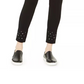 Leggings femininas com punho de tachas Style &amp; Co, pretas, tamanho PS