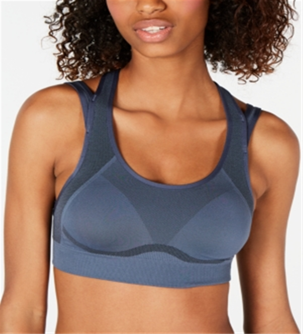 Sutiã esportivo Under Armour Vanish Seamless Mid feminino, tamanho médio, prateado