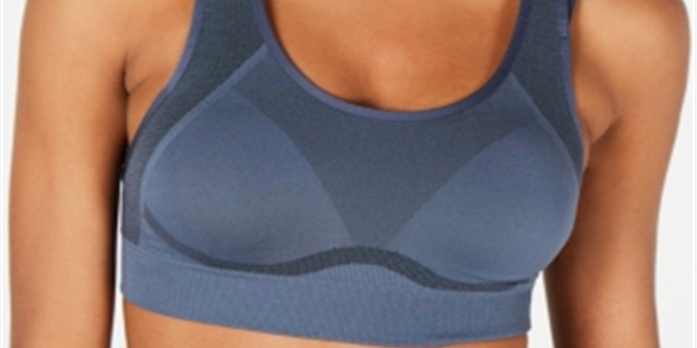 Sutiã esportivo Under Armour Vanish Seamless Mid feminino, tamanho médio, prateado