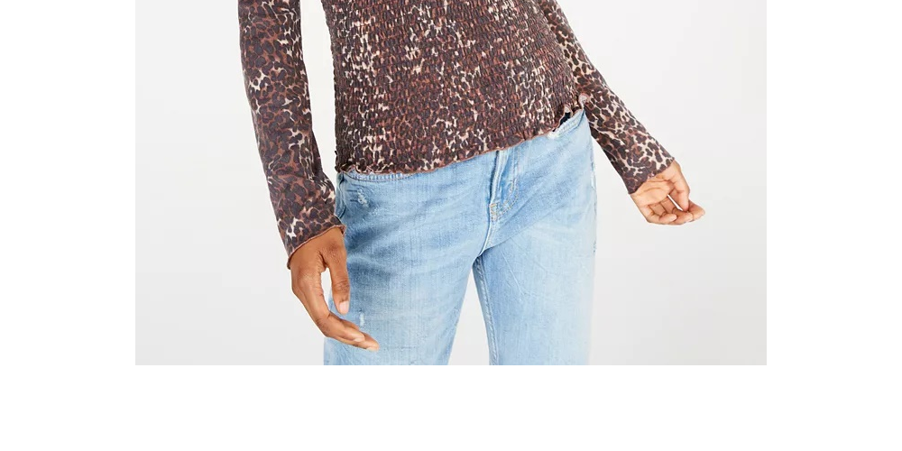Blusa estampada estilo franzido para calouros e juniores, preta, tamanho extragrande