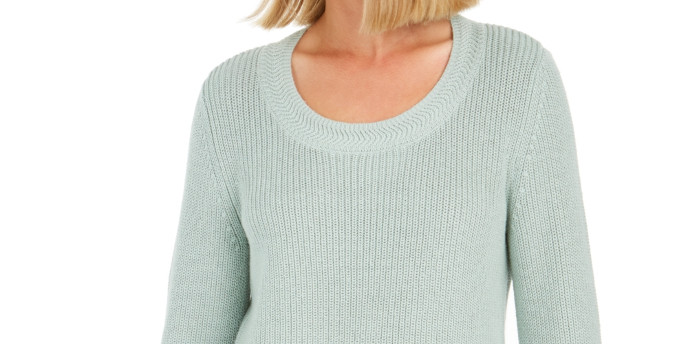 Suéter pulôver feminino estilo boxy knit verde tamanho grande