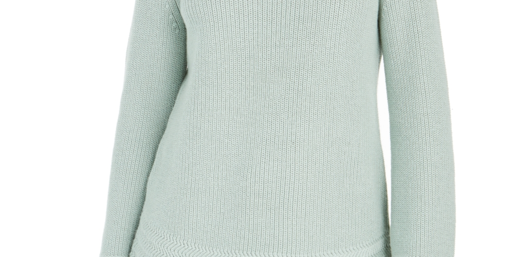 Suéter pulôver feminino estilo boxy knit verde tamanho grande