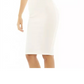 Vestido midi feminino de crochê com sobreposição Ax Paris, branco, tamanho 13