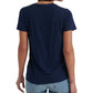 Lucky Brand Camiseta Feminina Floral Manga Curta Gola Redonda Azul Tamanho X-S
