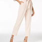 Calça Paper Bag Tapered Feminina Rachel Roy Rosa Tamanho 4