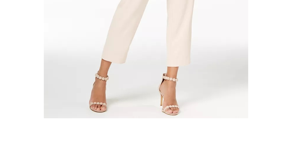 Calça Paper Bag Tapered Feminina Rachel Roy Rosa Tamanho 4