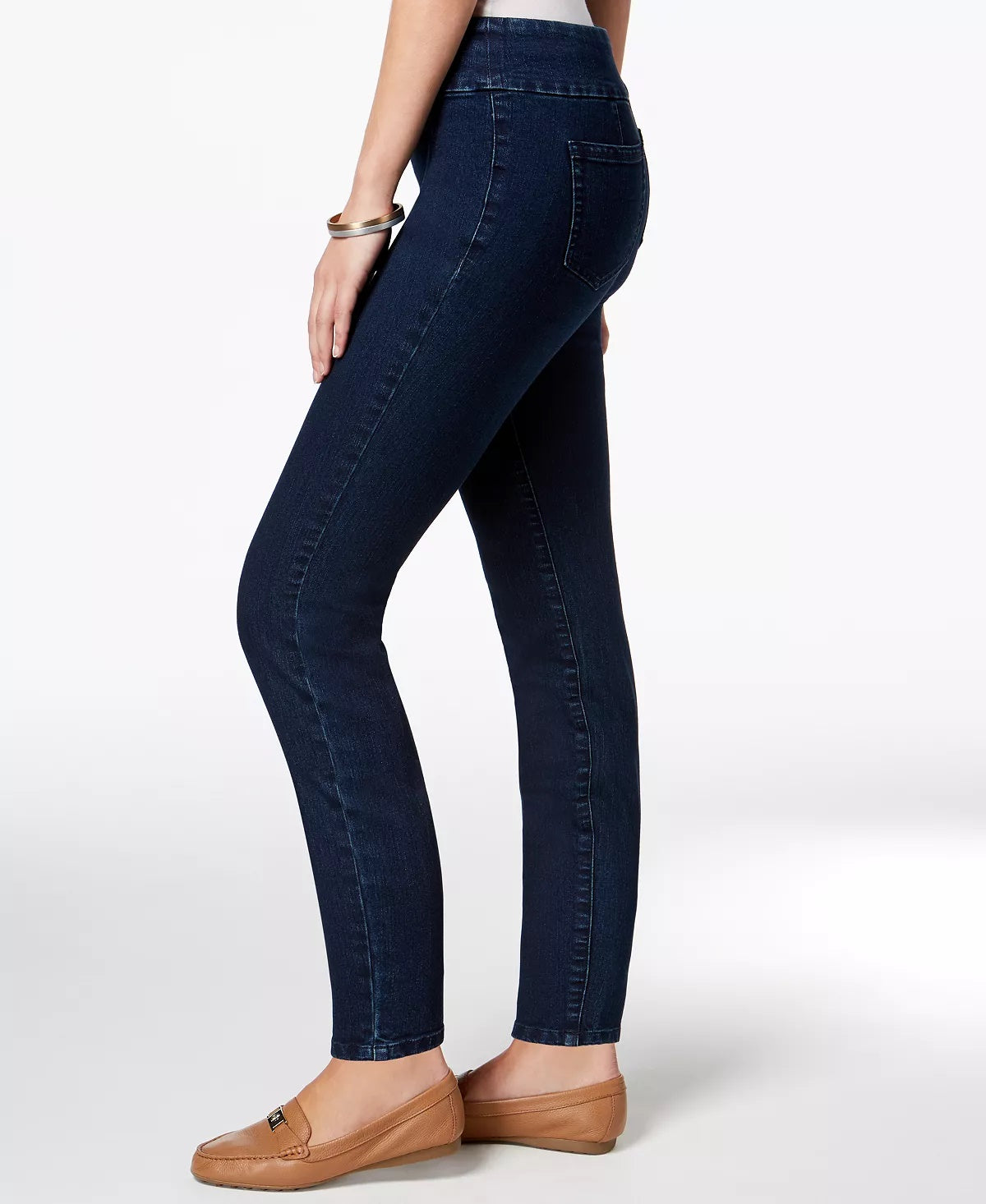 Calça jeans skinny feminina Charter Club Plus com ajuste no tornozelo, azul 6, tamanho 6