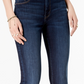 Calça jeans skinny feminina M1858, cintura alta, azul, tamanho 6/28
