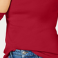 Camiseta feminina de manga comprida Charter Club Pima Cotton, vermelha, tamanho grande