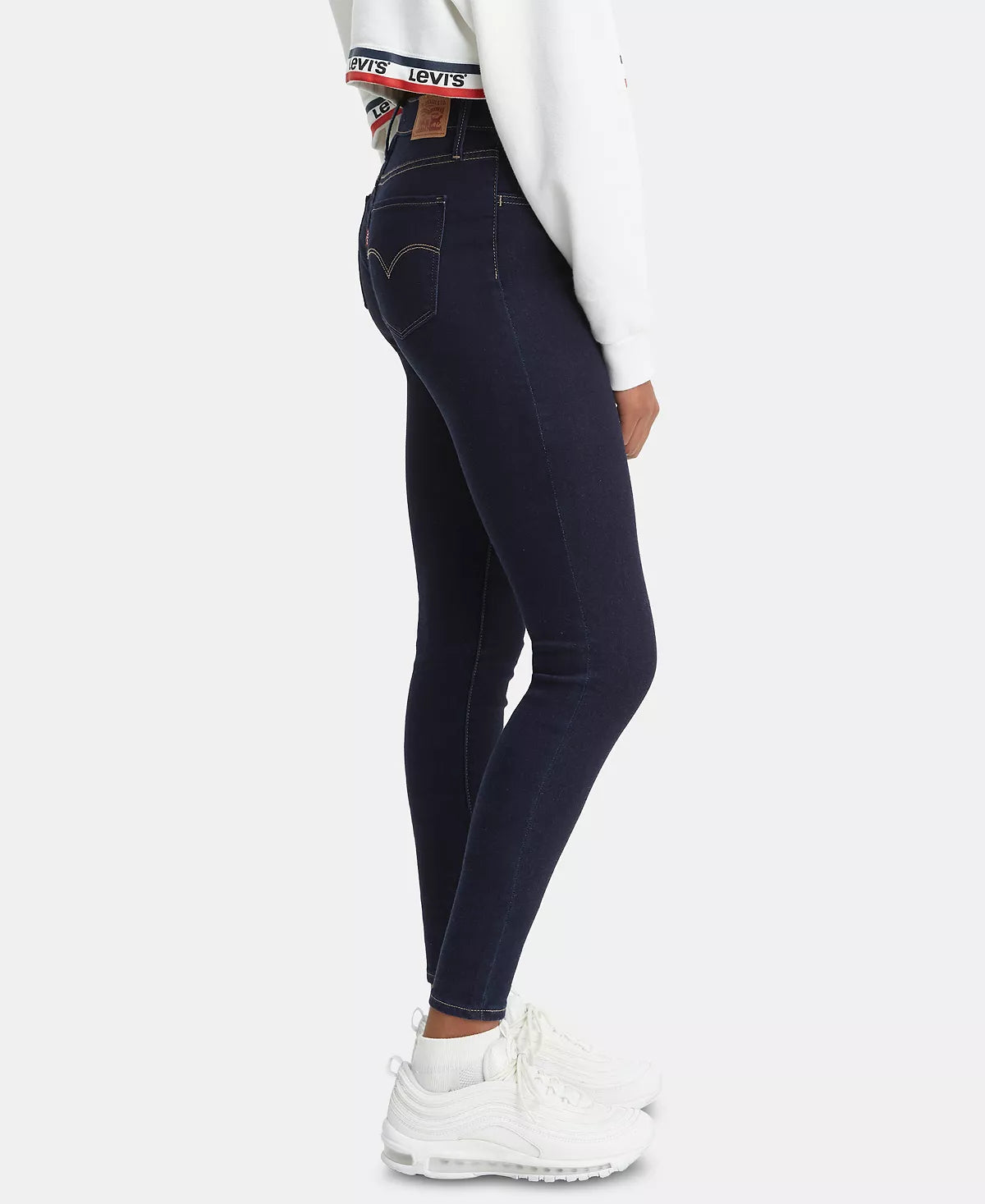 Calça jeans Levi's 720 High Rise Super Skinny Feminina Azul Escuro 28X30