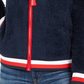 Tommy Hilfiger Moletom com capuz feminino Faux-Sherpa, azul-marinho, tamanho GG