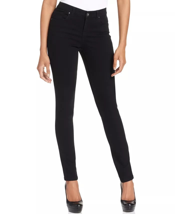 Jeans skinny feminino Style &amp; Co Petite Curvy-Fit cinza tamanho 2 Petite