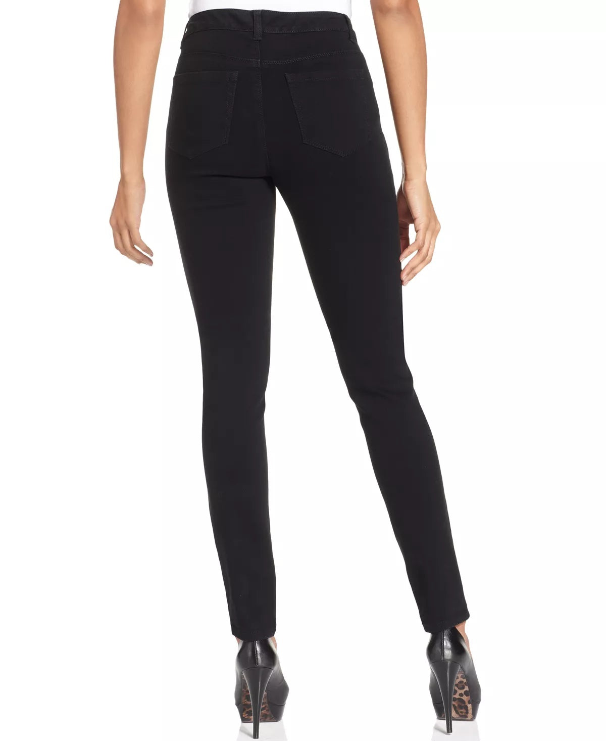 Jeans skinny feminino Style &amp; Co Petite Curvy-Fit cinza tamanho 2 Petite