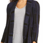 Cardigan xadrez jacquard feminino Style &amp; Co, azul, tamanho grande