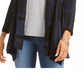 Cardigan xadrez jacquard feminino Style &amp; Co, azul, tamanho grande