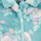 Jaqueta de pele sintética com estampa floral para meninas Epic Threads, azul, tamanho 3T
