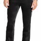 Calça de veludo slim fit grande e alta masculina da INC International Concepts, preta, tamanho 44