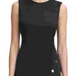 Vestido assimétrico com blocos de cores Tommy Hilfiger feminino, preto, tamanho 12