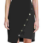 Vestido assimétrico com blocos de cores Tommy Hilfiger feminino, preto, tamanho 12
