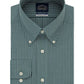 Camisa social xadrez Eagle masculina clássica/regular, sem passar a ferro, com gola flexível, verde, tamanho 15x32-33