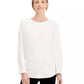 Karen Scott Petite Microfleece Top Feminino Branco Tamanho Petit XL