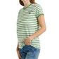 Camiseta masculina Lucky Brand de manga curta e gola redonda Lucky You listrada, verde, tamanho GG