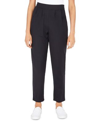 Calça plissada Indigo Rein Junior, preta, tamanho GG