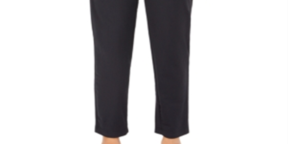 Calça plissada Indigo Rein Junior, preta, tamanho GG