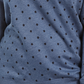 Karen Scott Plus Dotted Fleece Crewneck Top Feminino Azul Tamanho 0X