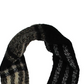 Free People Women's Gemini Blanket Xadrez Cachecol de Inverno Preto Tamanho Regular