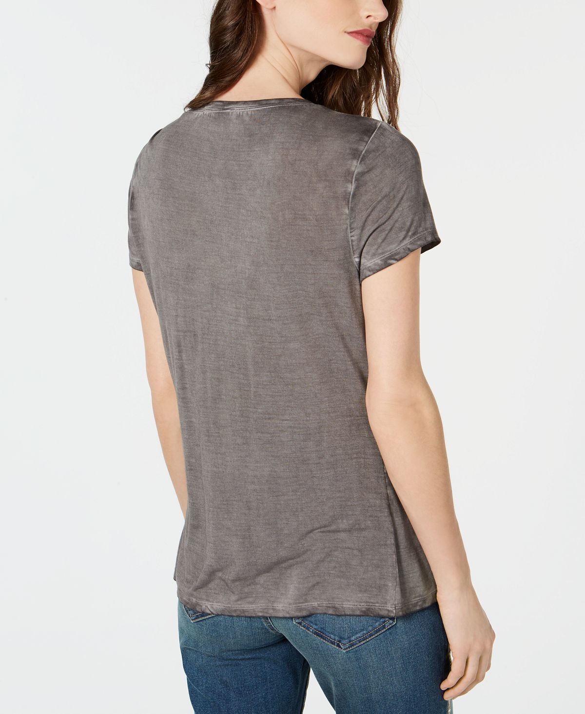 Camiseta Inc Embellished Love Cinza Tamanho G