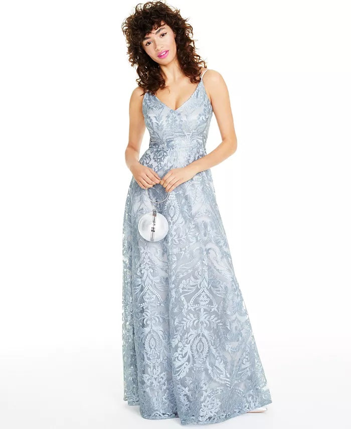 Vestido bordado para formatura Diga sim ao baile de formatura, preto e branco, tamanho 17