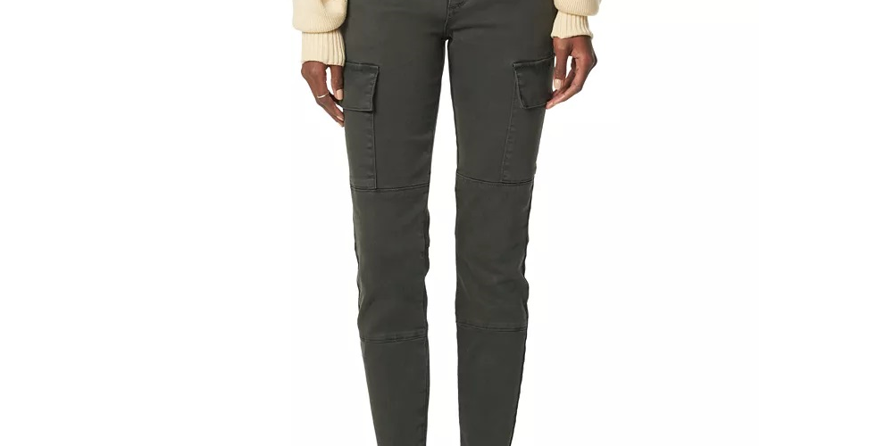Calça Jeans Cargo Jeans Joe's Charlie Skinny Ankle Feminina Cinza Tamanho 27