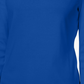 Charter Club Blusa feminina de algodão Pima com decote canoa e botões nos ombros, azul, tamanho X-G