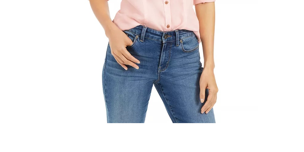 Camisa feminina Charter Club com bolso aplicado, rosa, tamanho pequeno G