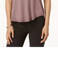 Alfani Top feminino pequeno com acabamento em cetim e pregas nas costas, tamanho pequeno, vermelho