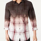 Camisa xadrez masculina INC International Concepts regular fit tingida marrom tamanho pequeno