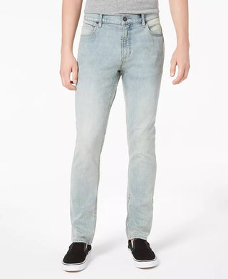 Calça jeans masculina American Rag Slim Fit Stretch Azul Tamanho 29X30