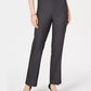Calça feminina estilo &amp; co com controle de barriga, perna reta, cinza, tamanho 14, pequena