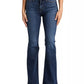 Calça jeans flare feminina Silver Jeans Co. High Note azul tamanho 28x35