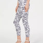 Calça jeans skinny estampada com controle de barriga feminina Charter Club, tamanho 14, branca