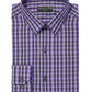 Camisa social xadrez Alfatech masculina Alfani roxa tamanho 15/15,5-32/33