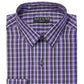 Camisa social xadrez Alfatech masculina Alfani roxa tamanho 15/15,5-32/33