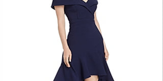 Vestido midi de crepe tomara que caia Aqua feminino, azul, tamanho 8