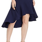 Vestido midi de crepe tomara que caia Aqua feminino, azul, tamanho 8