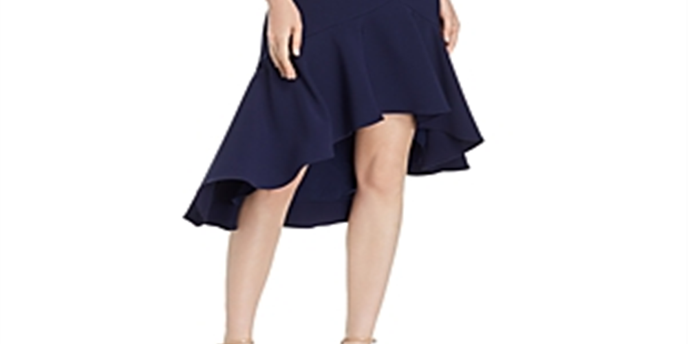 Vestido midi de crepe tomara que caia Aqua feminino, azul, tamanho 8