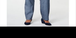 Calça skinny feminina Charter Club Plus Tummy Control de cintura alta, azul, tamanho 14W