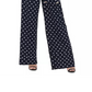 Macacão Tommy Hilfiger Feminino Bolinhas Cintura Amarrada Azul Tamanho 14