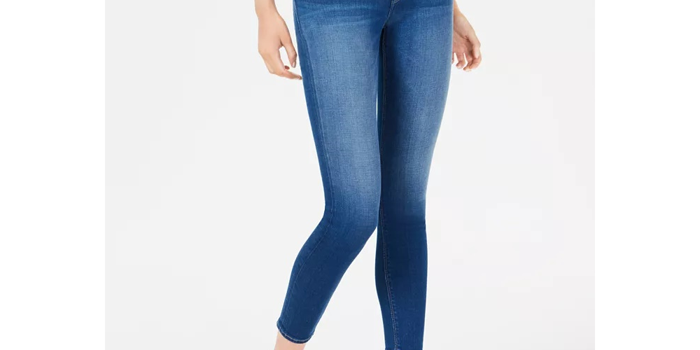 Calça jeans skinny feminina Hudson Jeans Nico Ankle, azul, tamanho 28