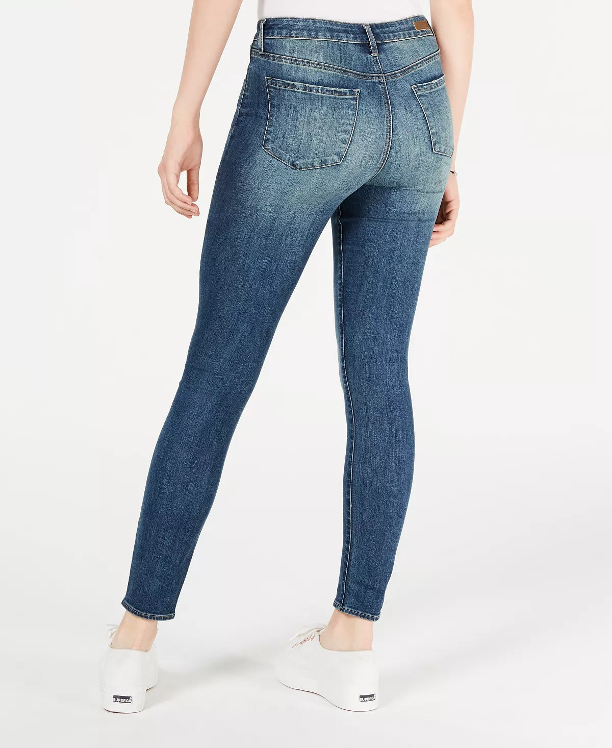 Calça Jeans Skinny Hilary Rasgada Azul Tamanho 26